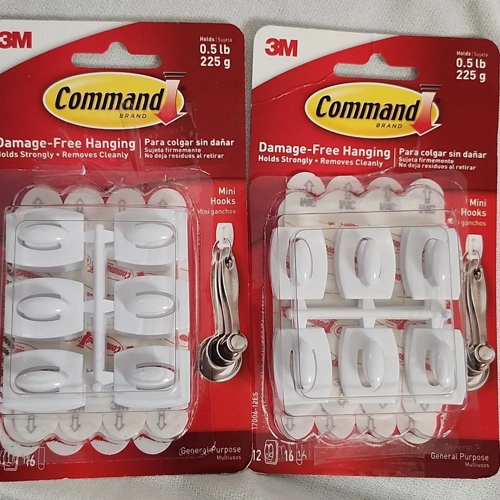 Command Damage-Free Hooks, Child Safety Locks and Suction Hooks